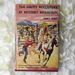 Vintage The Happy Hollisters at Mystery Mountain Hardcover book